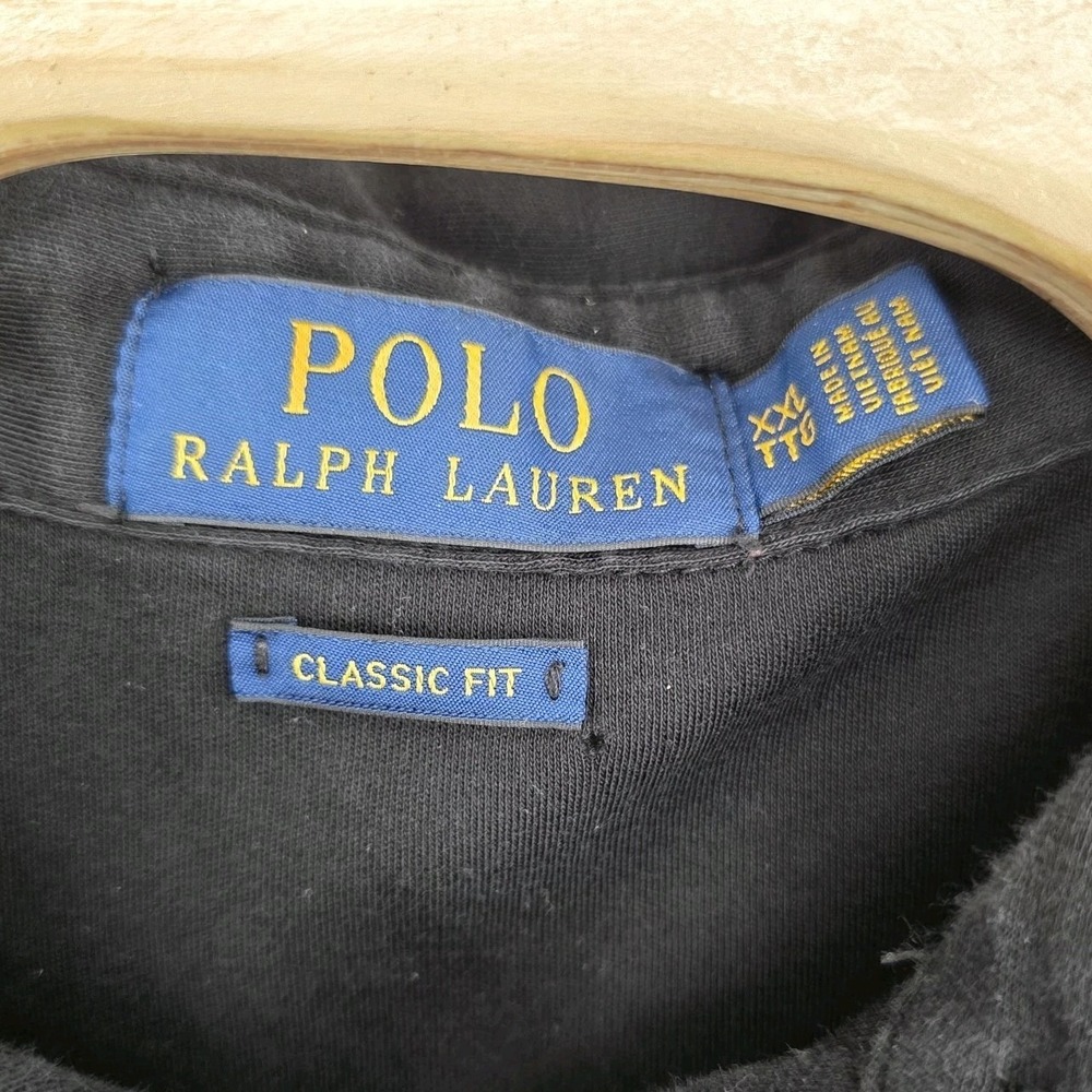 Polo Ralph Lauren Men's XXL Classic Fit Black 2XL Cotton Pony Logo Golf SSlv - Picture 8 of 9